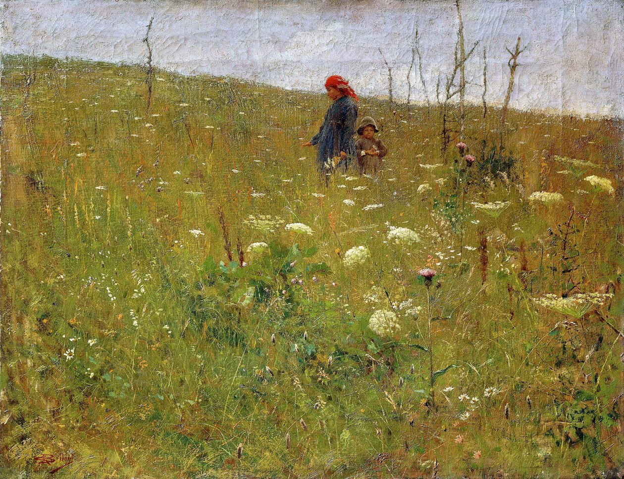 Poezja (olej na płótnie) autorstwa Giorgio Belloni