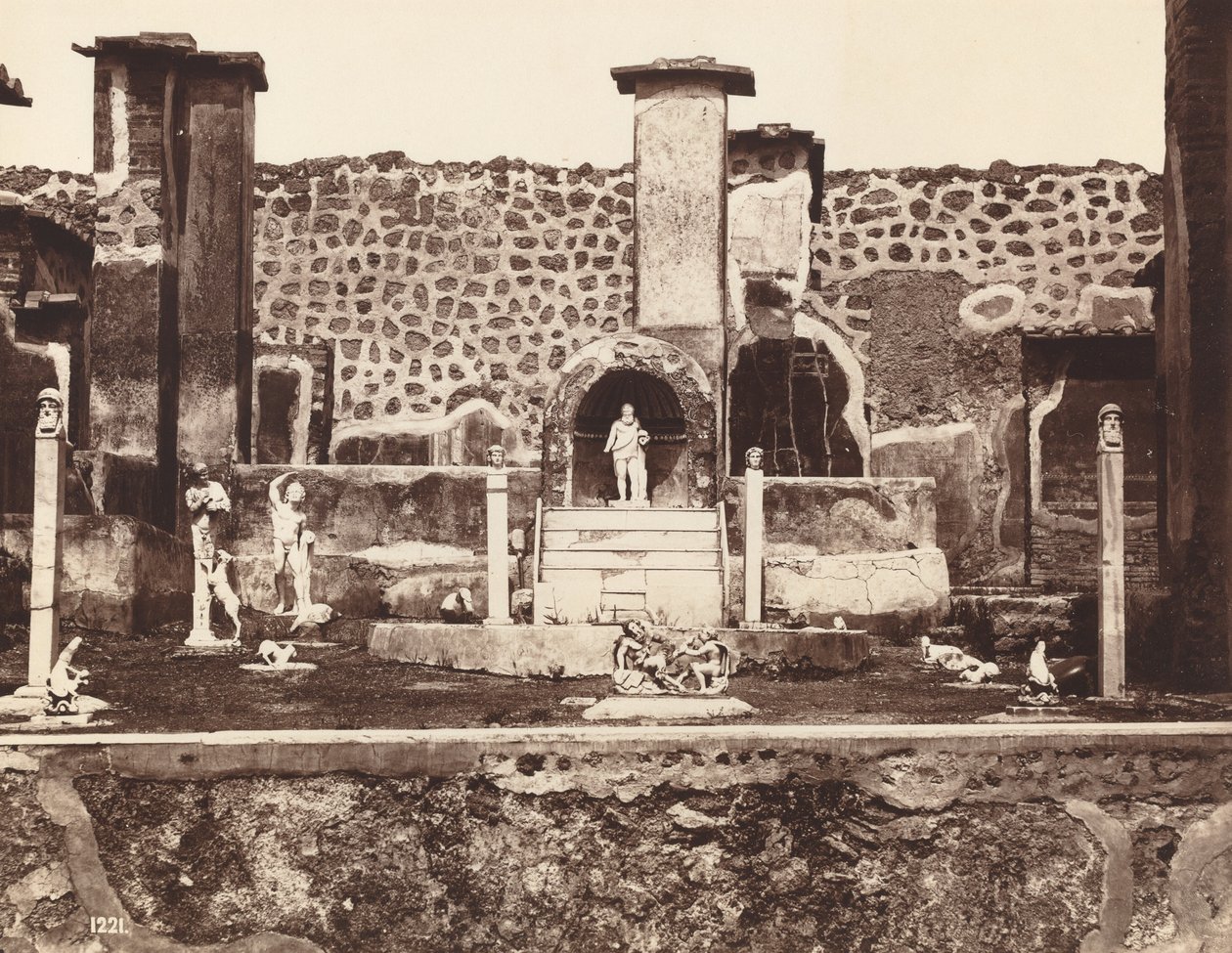 Dom Marco Lukrecjusza, Pompeje Dom Marco Lukrecjusza, Pompeje, ok. 1870. autorstwa Giorgio Sommer