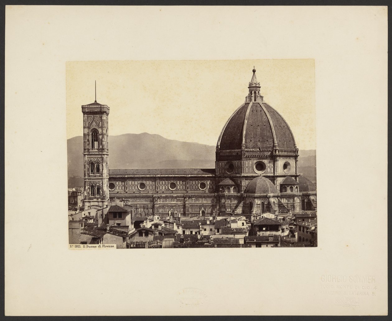 Florencja, katedra autorstwa Giorgio Sommer