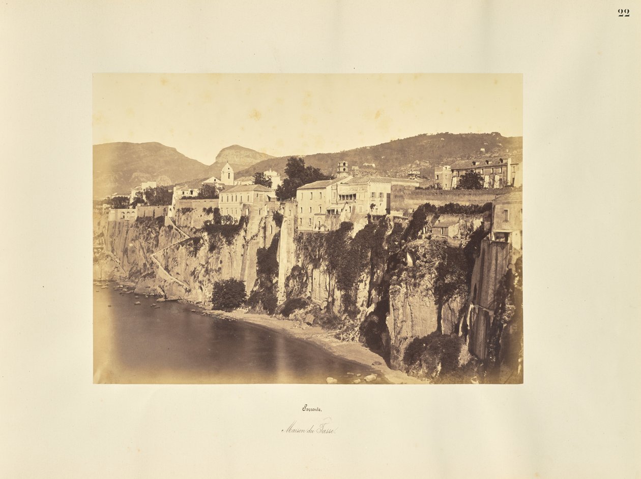 Sozzente. House of Tasso autorstwa Giorgio Sommer
