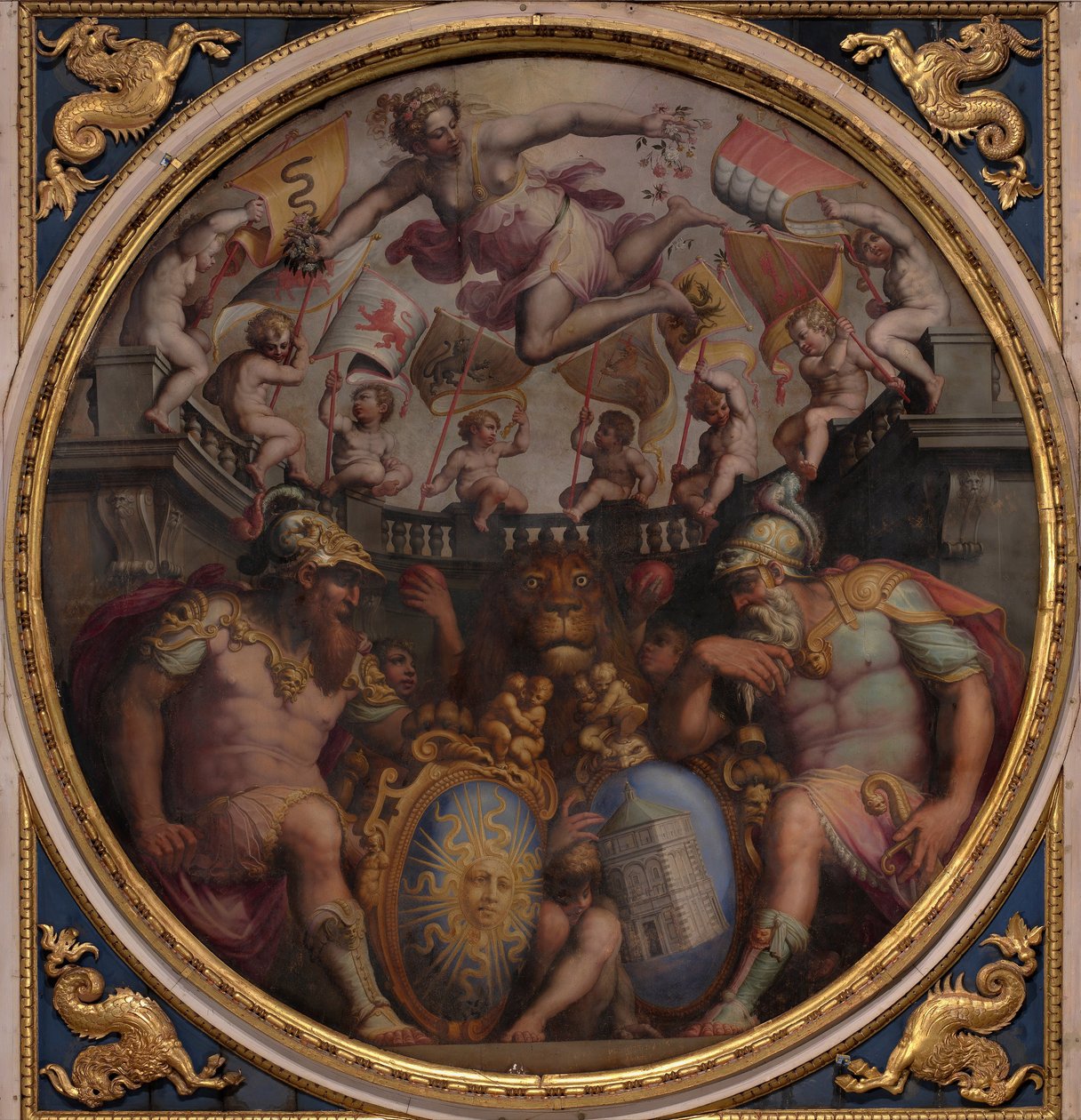 Alegorie dzielnic San Giovanni i Santa Maria Novella, 1563-1565 autorstwa Giorgio Vasari