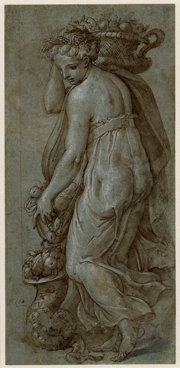 Alegoria obfitości. autorstwa Giorgio Vasari