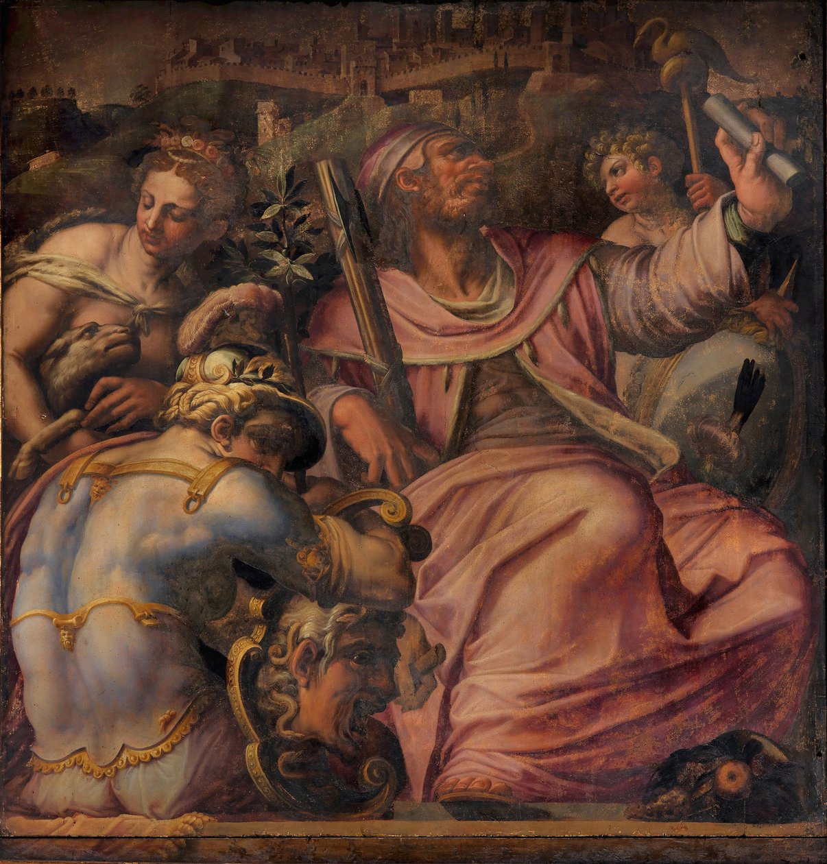 Alegoria Certaldo, 1563-1565 autorstwa Giorgio Vasari