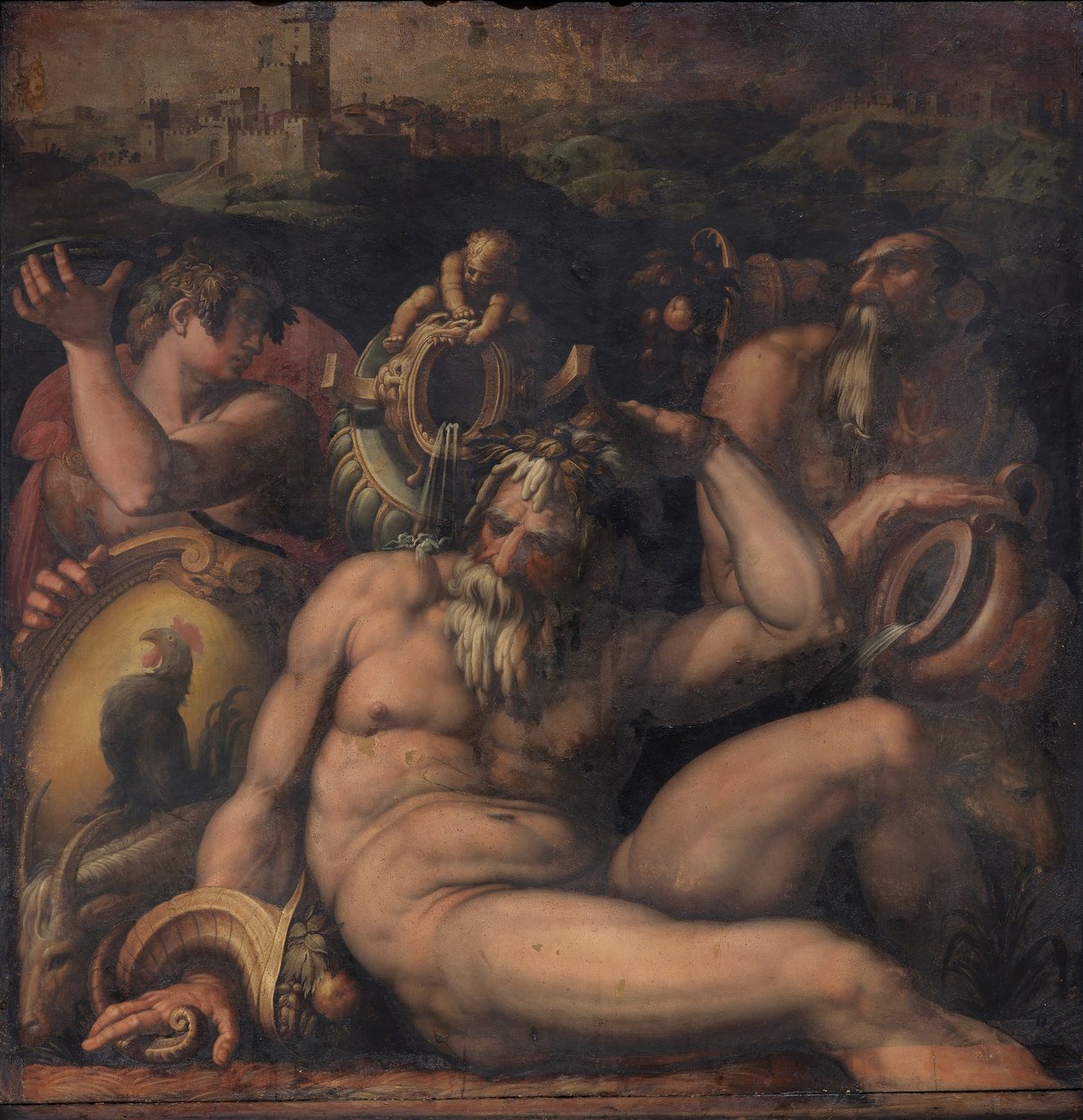 Alegoria Chianti, 1563-1565 autorstwa Giorgio Vasari