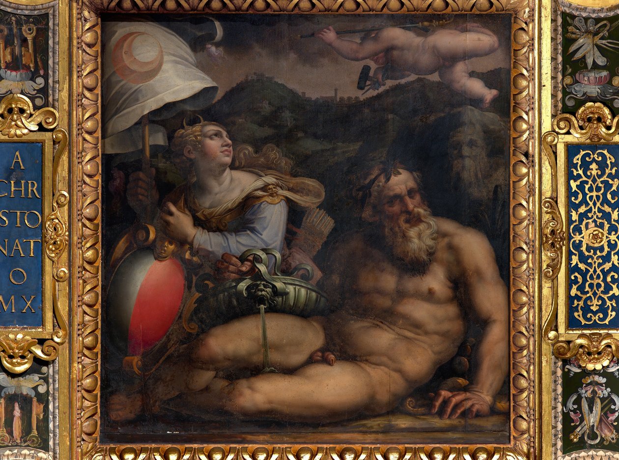 Alegoria Fiesole autorstwa Giorgio Vasari