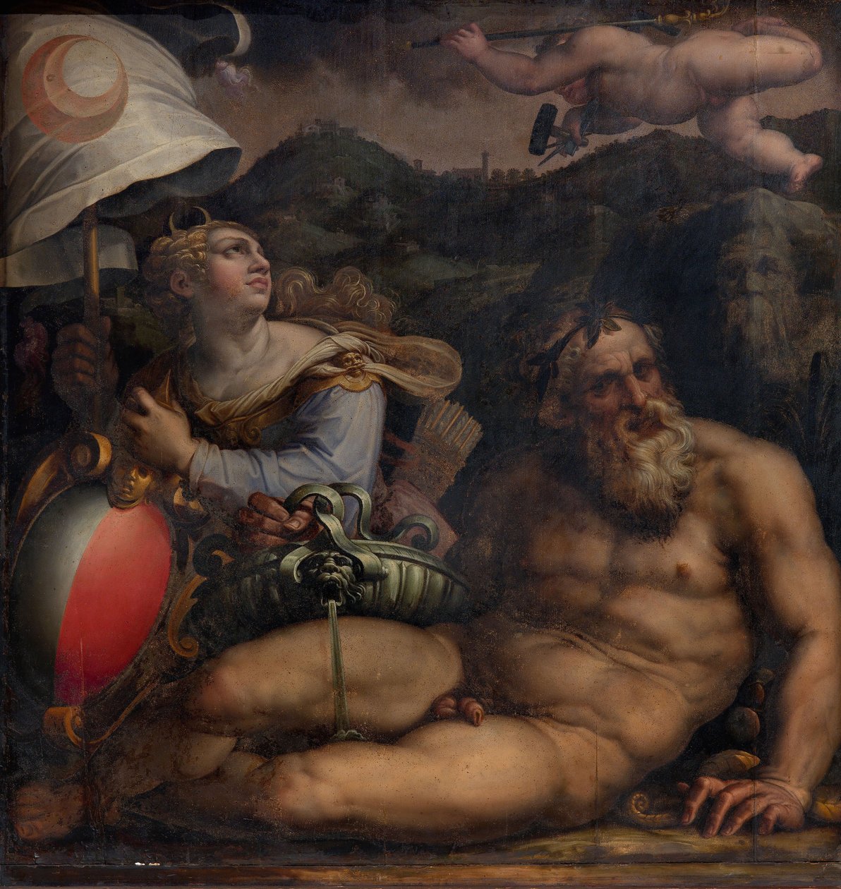 Alegoria Fiesole, 1563-1565 autorstwa Giorgio Vasari