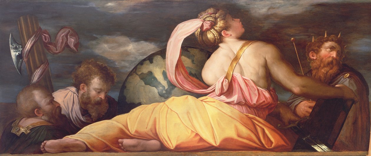 Alegoria geografii autorstwa Giorgio Vasari