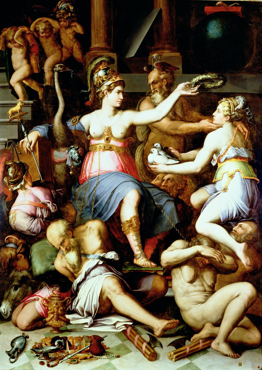Alegoria Sprawiedliwości autorstwa Giorgio Vasari