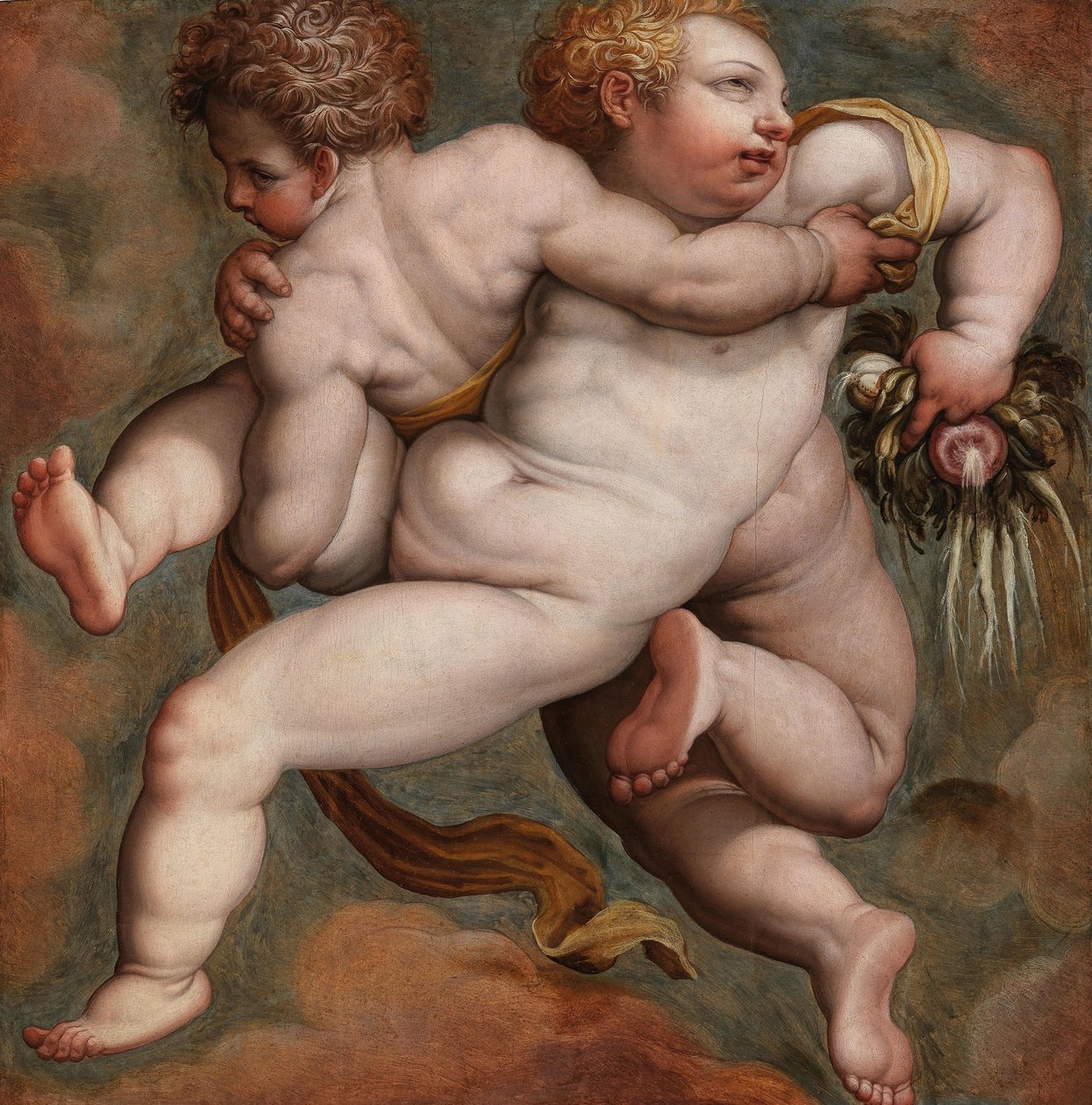 Alegoria zimy. autorstwa Giorgio Vasari
