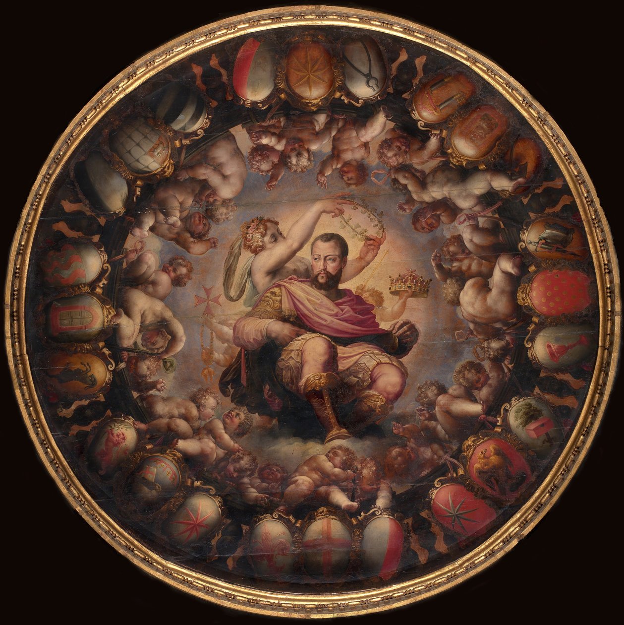 Apoteoza Kosima I de Medici, 1563-1565 autorstwa Giorgio Vasari