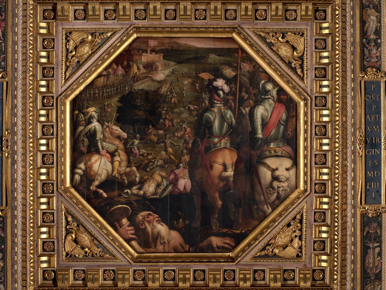 Bitwa pod Marciano w Val di Chiana autorstwa Giorgio Vasari