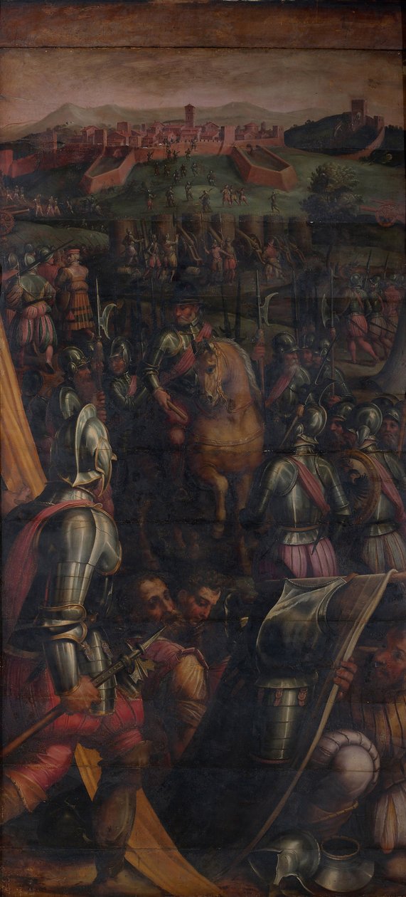 Zdobycie Casole, 1563-1565 autorstwa Giorgio Vasari