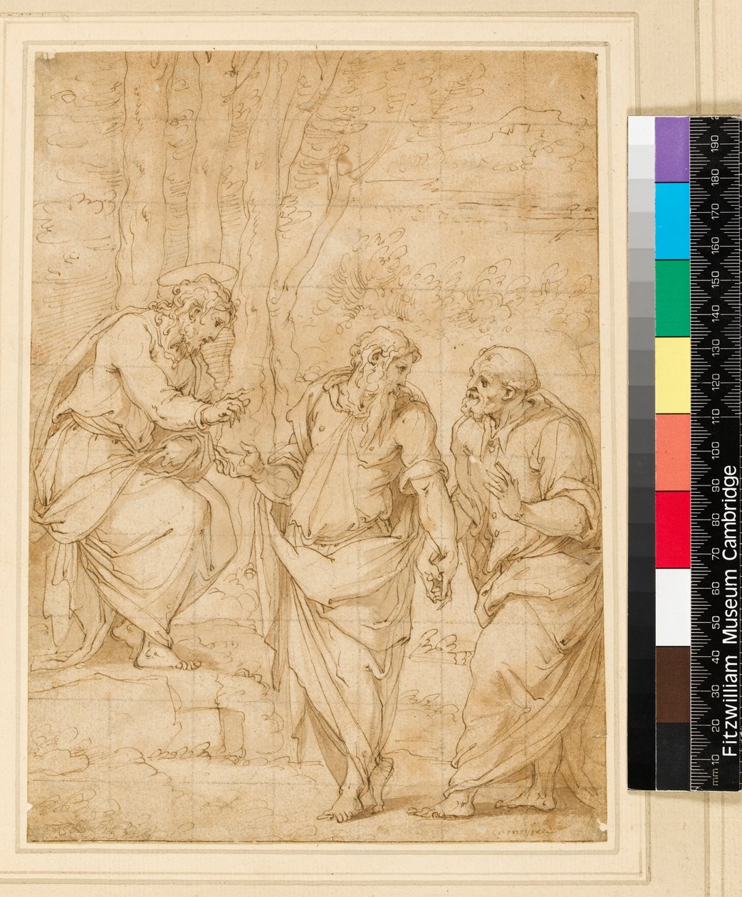 Chrystus nazywa Piotra swoim następcą, 1500-1599 autorstwa Giorgio Vasari