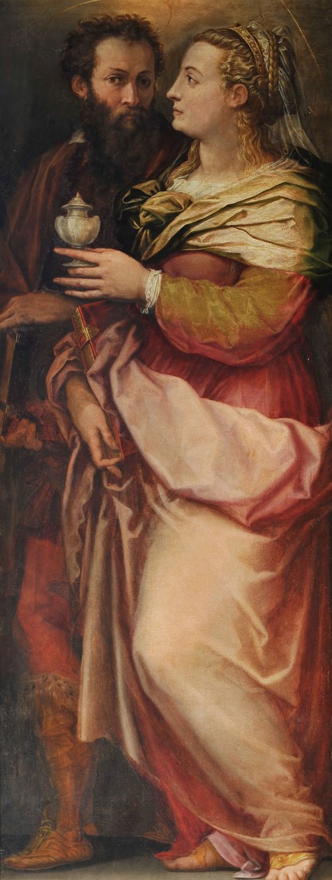 Giorgio Vasari z żoną Niccolosą Bacci, ok. 1930 r. 1565 autorstwa Giorgio Vasari