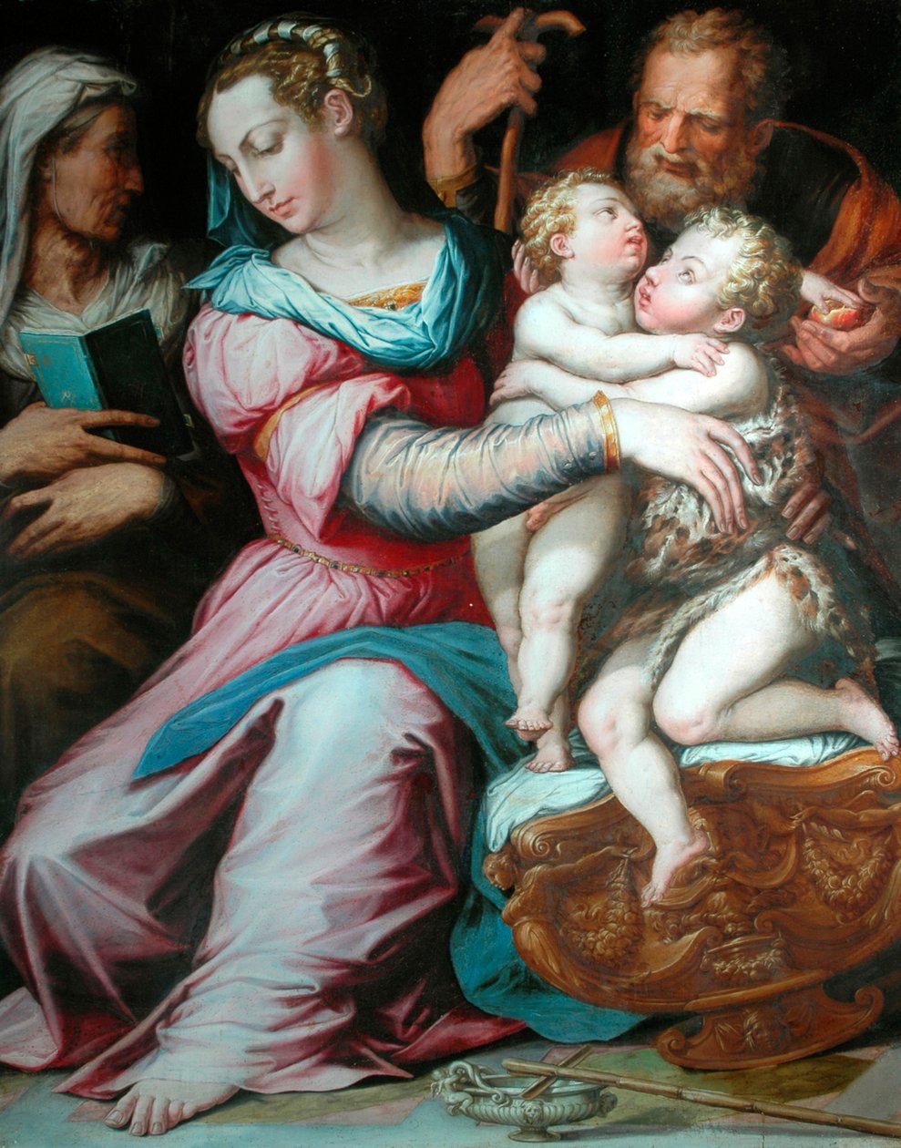 Święta Rodzina ze św. Janem autorstwa Giorgio Vasari