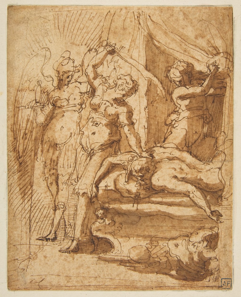 Judith enthauptet Holofernes autorstwa Giorgio Vasari