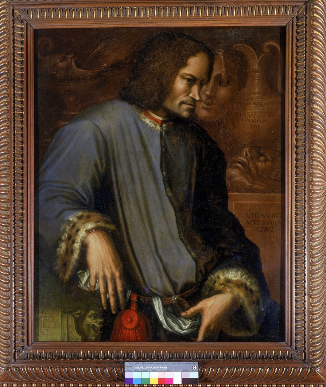 Laurent de Medicis autorstwa Giorgio Vasari