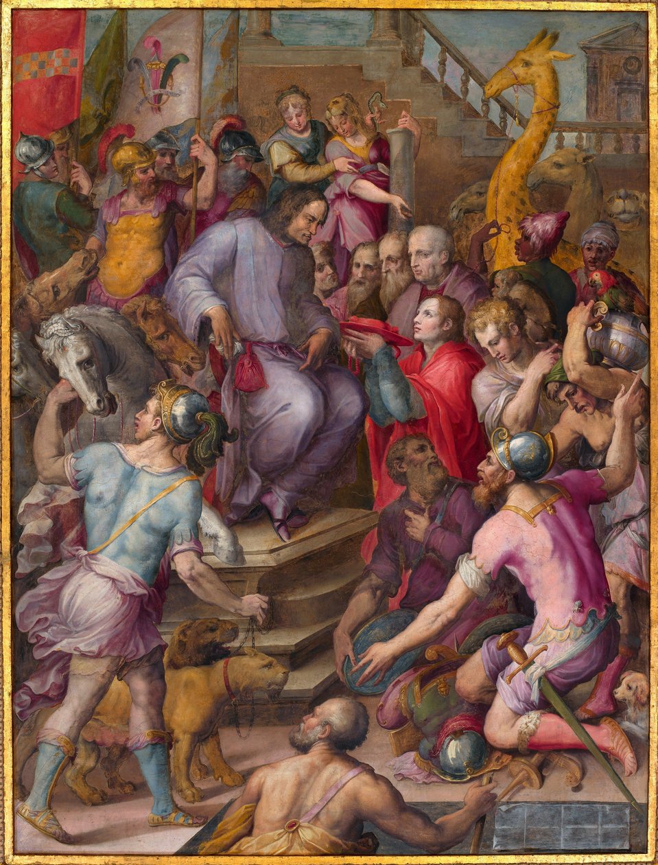 Laurent z Medicis lub Laurent Wspaniały (Lorenzo il Magnifico autorstwa Giorgio Vasari