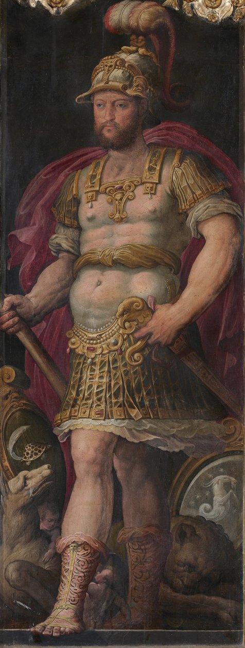 Portret Kosmy I Medyceusza autorstwa Giorgio Vasari