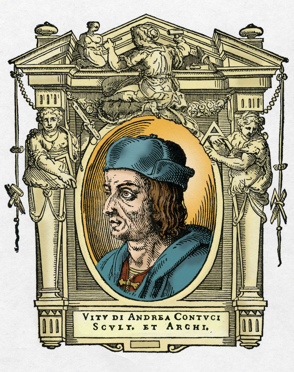Portret Jacopo Sansovino autorstwa Giorgio Vasari