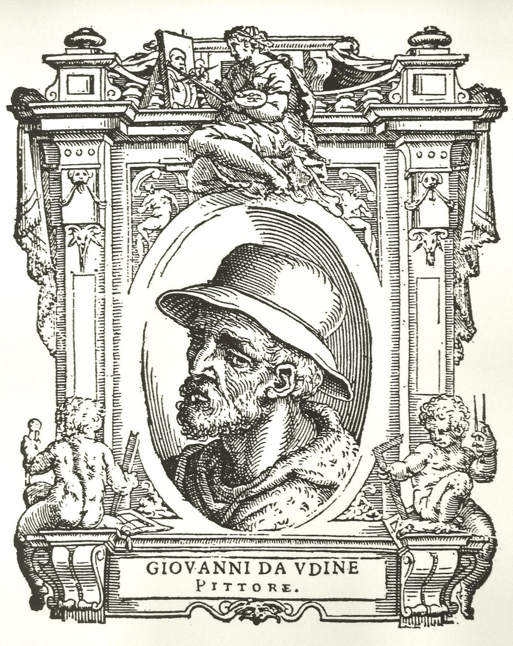 Portret Giovanniego da Udine autorstwa Giorgio Vasari