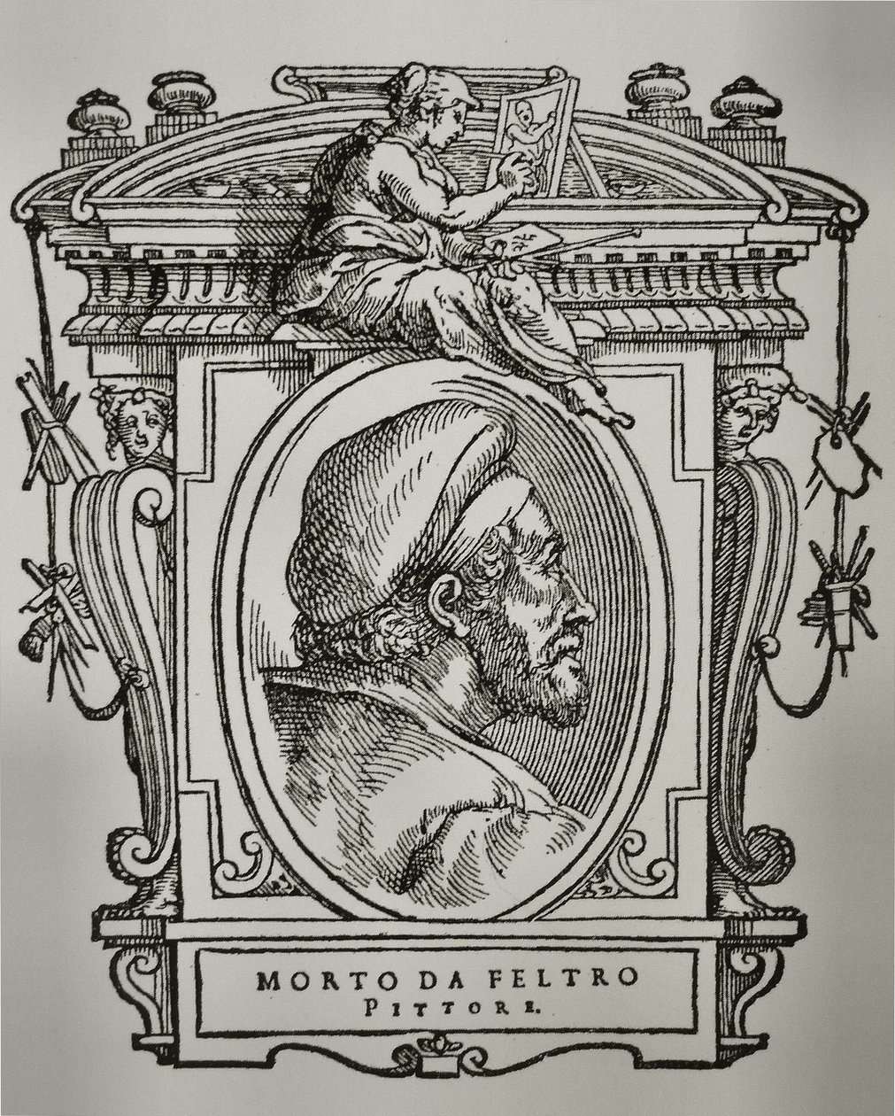 Portret Morto da Feltre autorstwa Giorgio Vasari