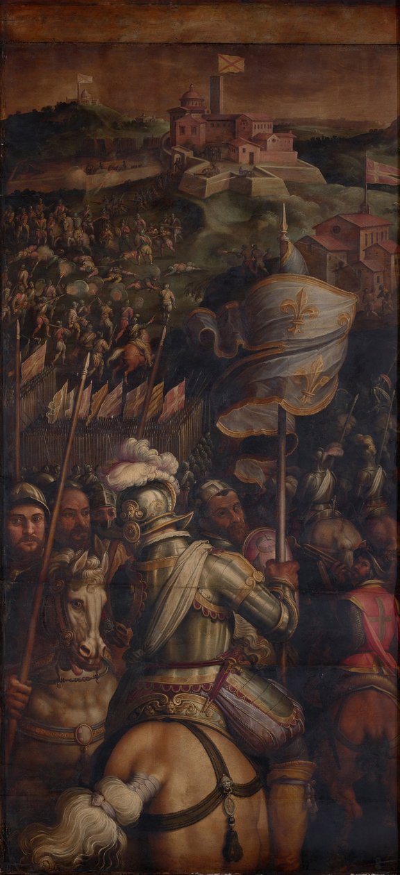 Zdobycie twierdzy Monastero, 1563-1565 autorstwa Giorgio Vasari