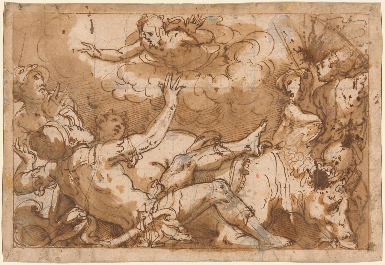 Nawrócenie św. Pawła autorstwa Giorgio Vasari