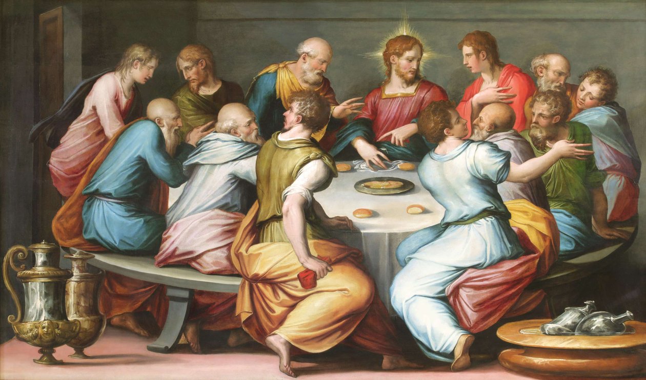 Ostatnia Wieczerza, ok. 1540. autorstwa Giorgio Vasari