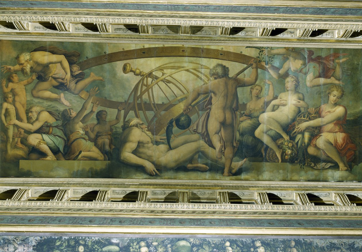 Okaleczenie Urana przez Saturna autorstwa Giorgio Vasari