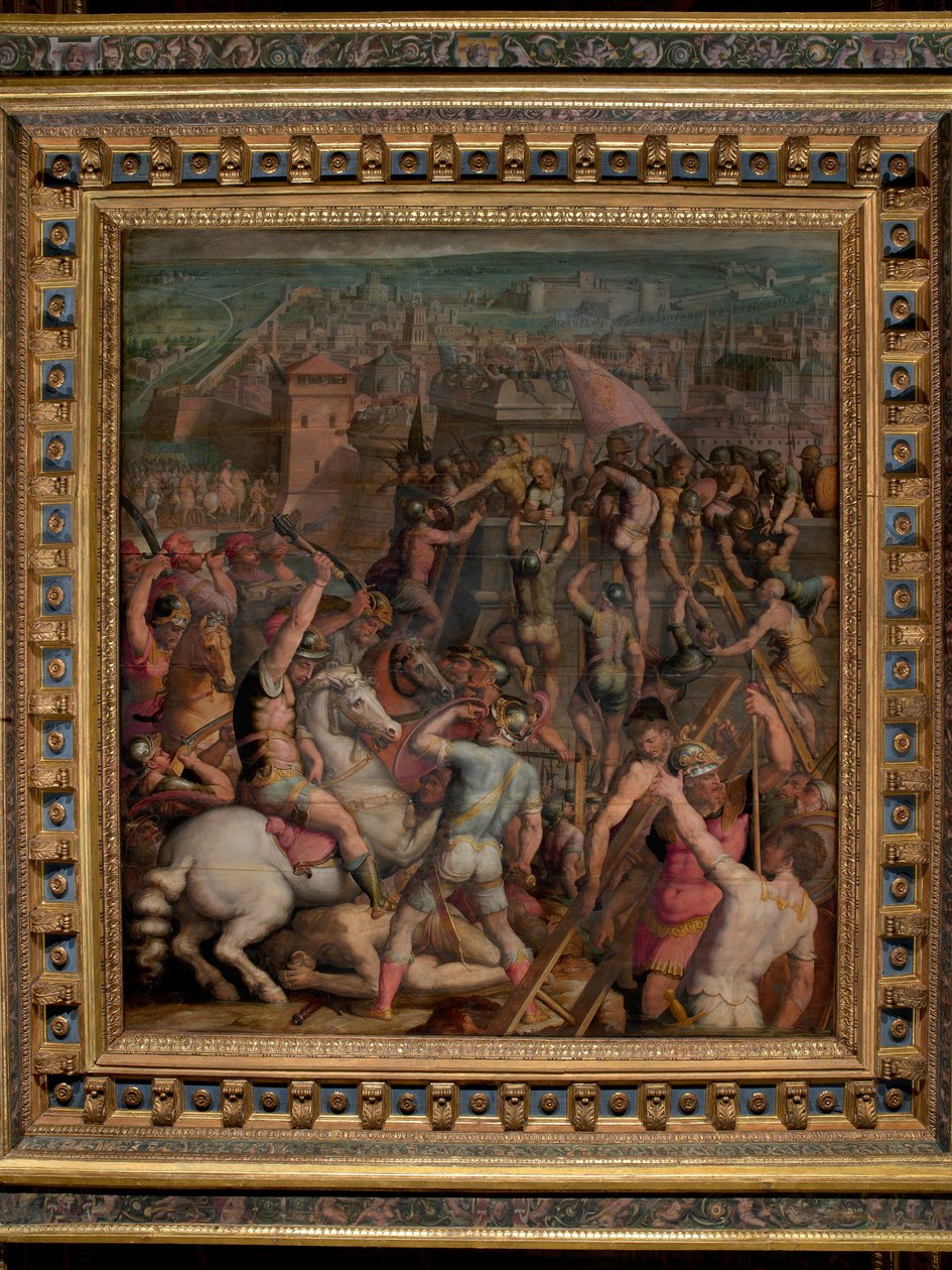 Przejęcie Milano autorstwa Giorgio Vasari