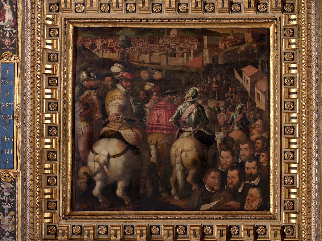 Triumf w wojnie przeciwko Sienie autorstwa Giorgio Vasari