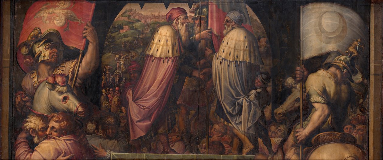 Unia Florencji i Fiesole, 1563-1565 autorstwa Giorgio Vasari