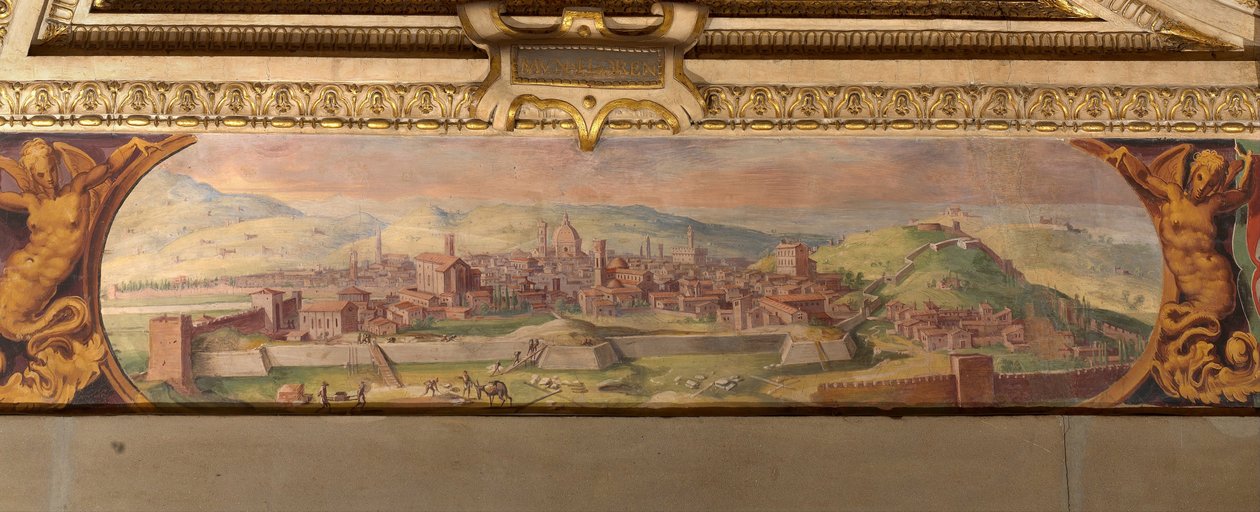Widok Florencji, 1557-1558 autorstwa Giorgio Vasari