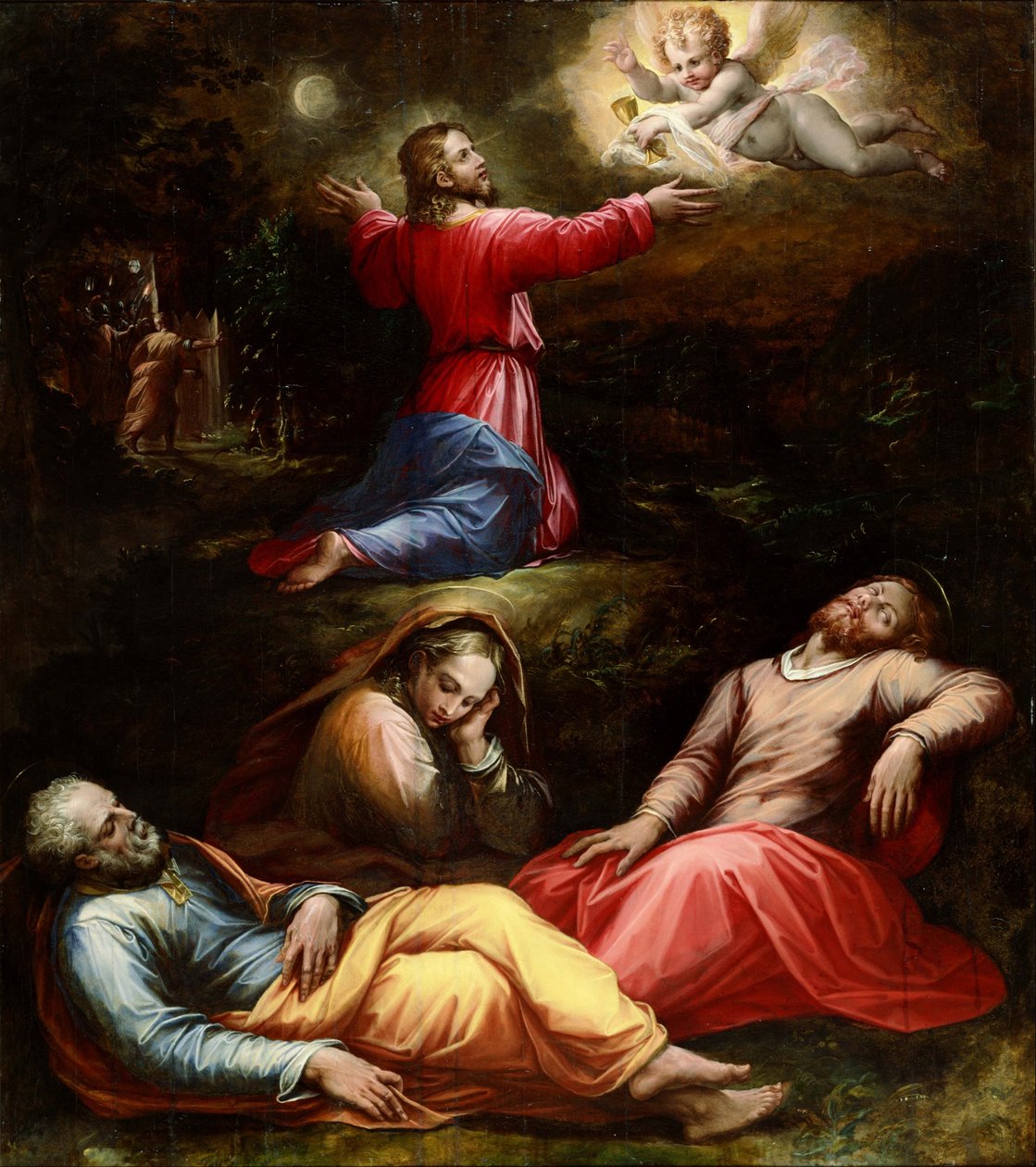 Modlitwa w Getsemani autorstwa Giorgio Vasari