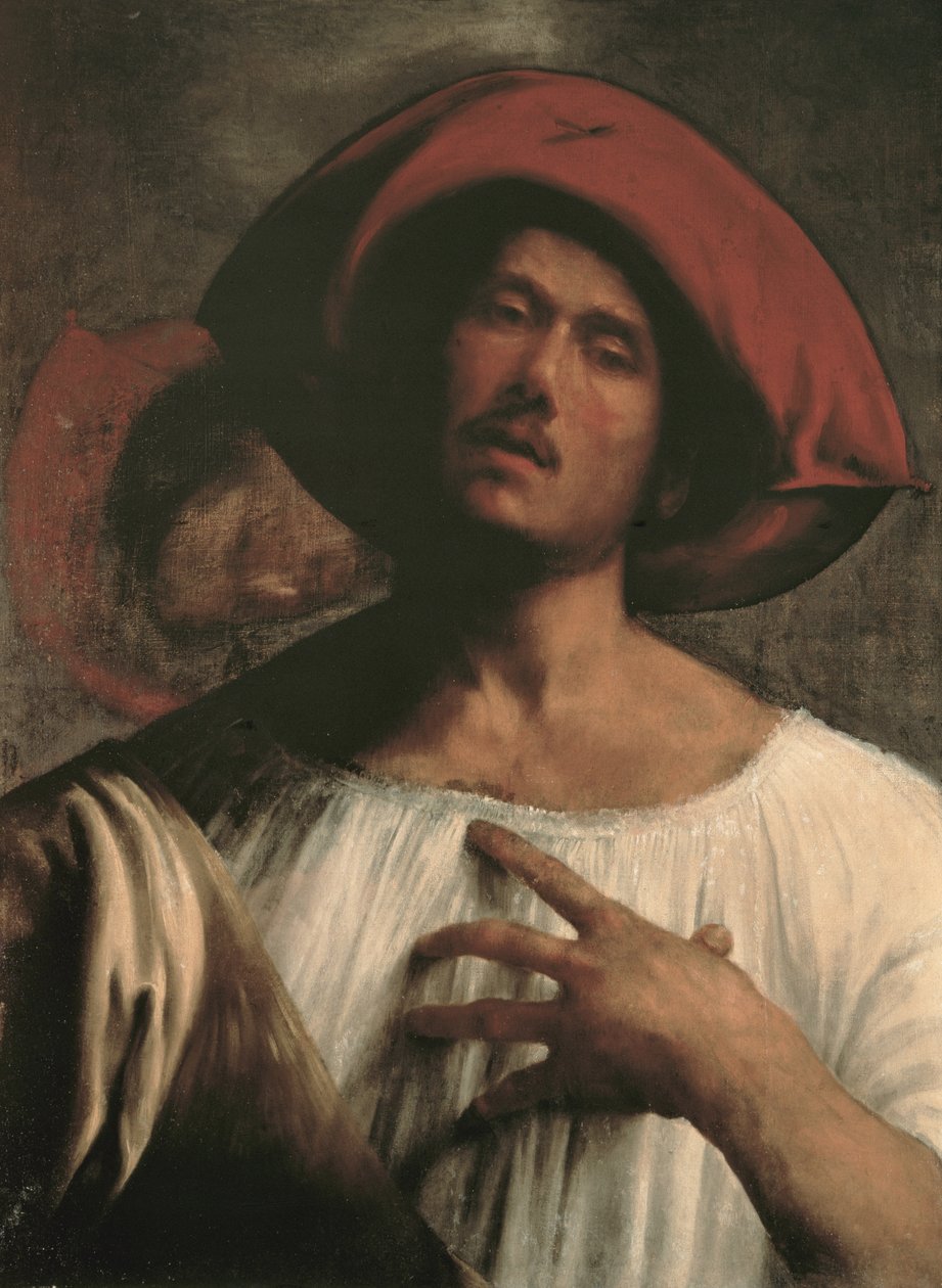 Młody mężczyzna śpiewa autorstwa Giorgione da Castelfranco