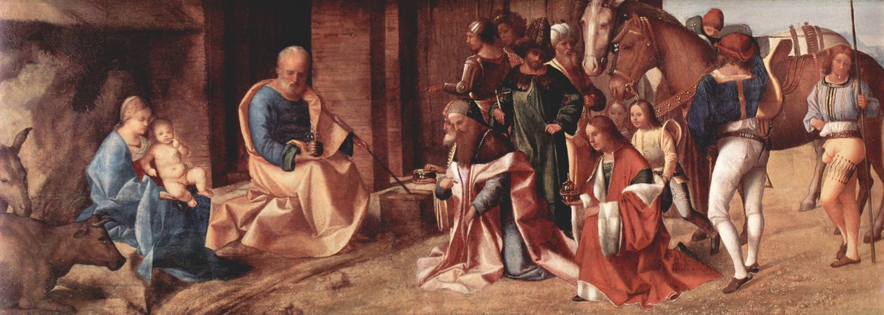 Włoski: Adoracja Trzech Króli Adoracja Trzech Króli autorstwa Giorgione
