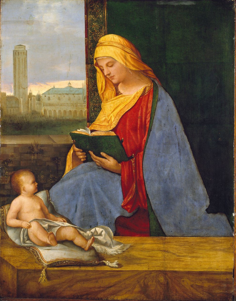 Dziewica z Dzieciątkiem z widokiem na Wenecję Madonna Tallard, początek XVI wieku autorstwa Giorgione