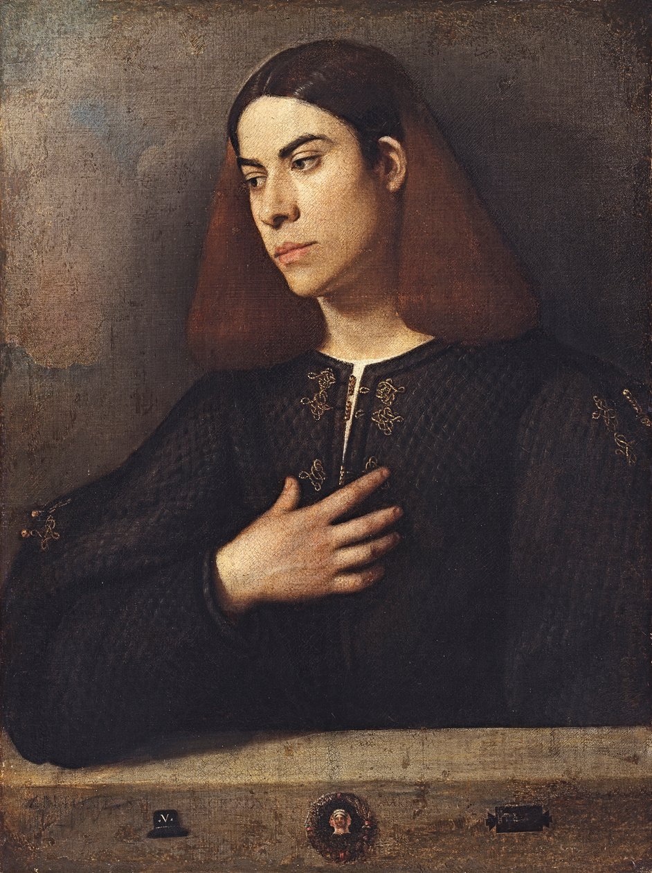Portret młodzieńca Antonio Brocardo, ok. 1509-1510. autorstwa Giorgione da Castelfranco
