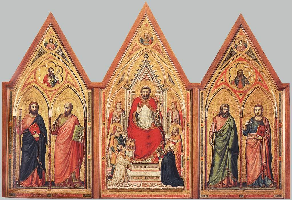 Tryptyk Stefaneschi (verso) autorstwa Giotto di Bondone