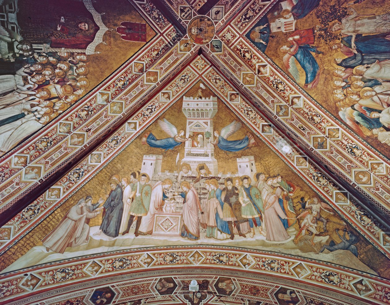 Alegoria czystości, c.1330 autorstwa Giotto di Bondone