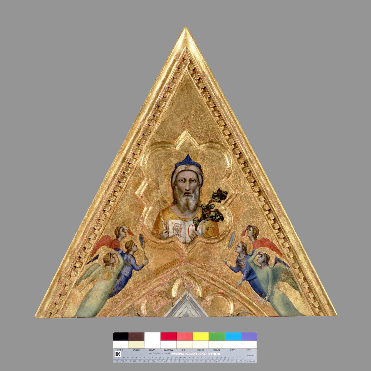 Bóg Ojciec z Aniołami, ok. 1330 (tempera na panelu) autorstwa Giotto di Bondone