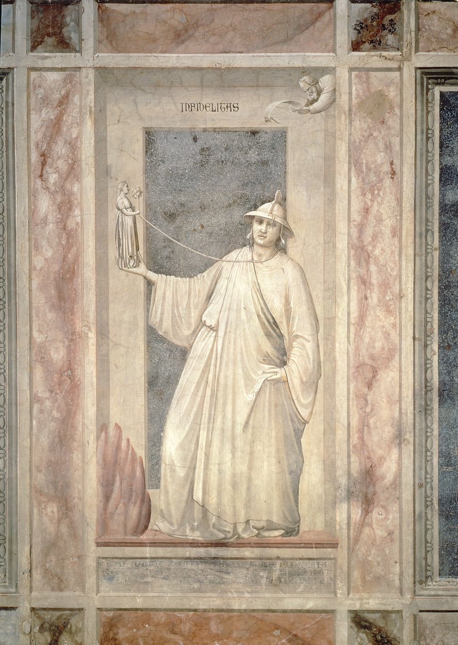 Niewierność, ok.1305 autorstwa Giotto di Bondone