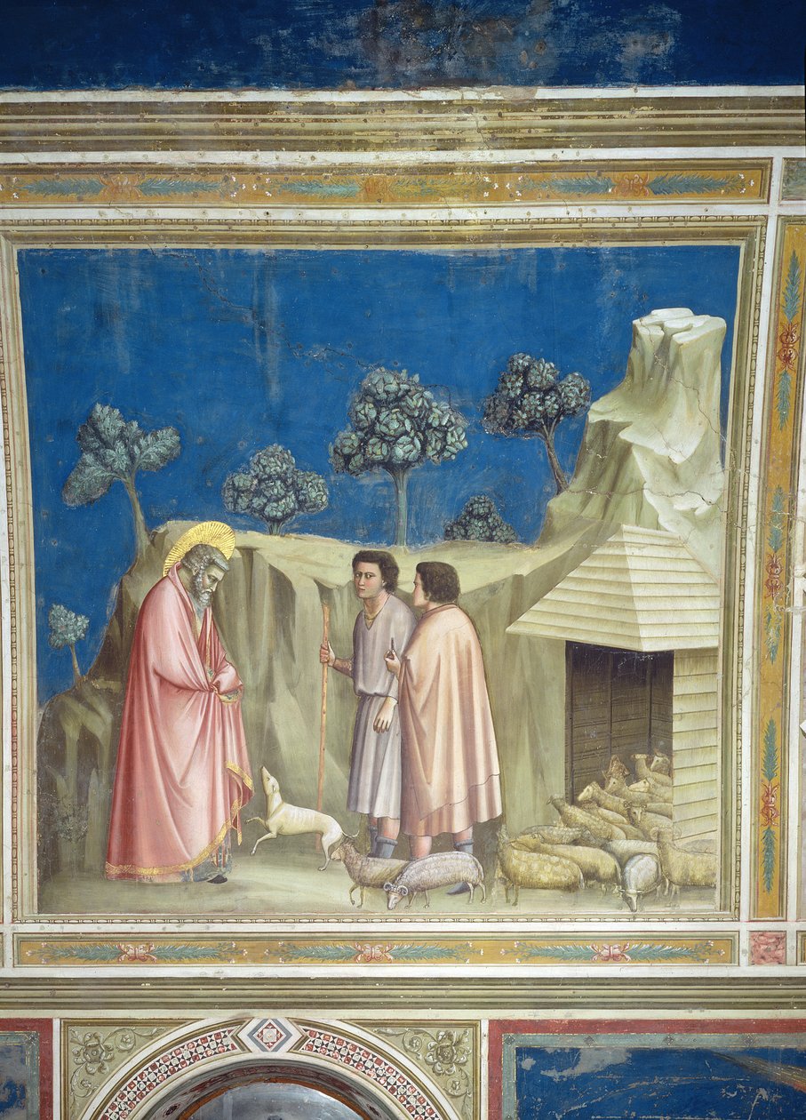 Joachim wśród pasterzy, ok. 1305 r. (szczegóły zob. 65213) autorstwa Giotto di Bondone