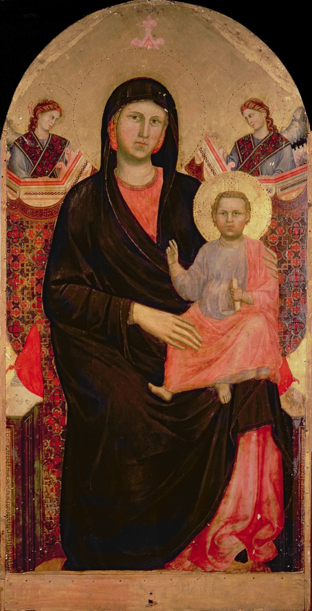 Madonna z Dzieciątkiem na tronie (ołtarz) autorstwa Giotto di Bondone