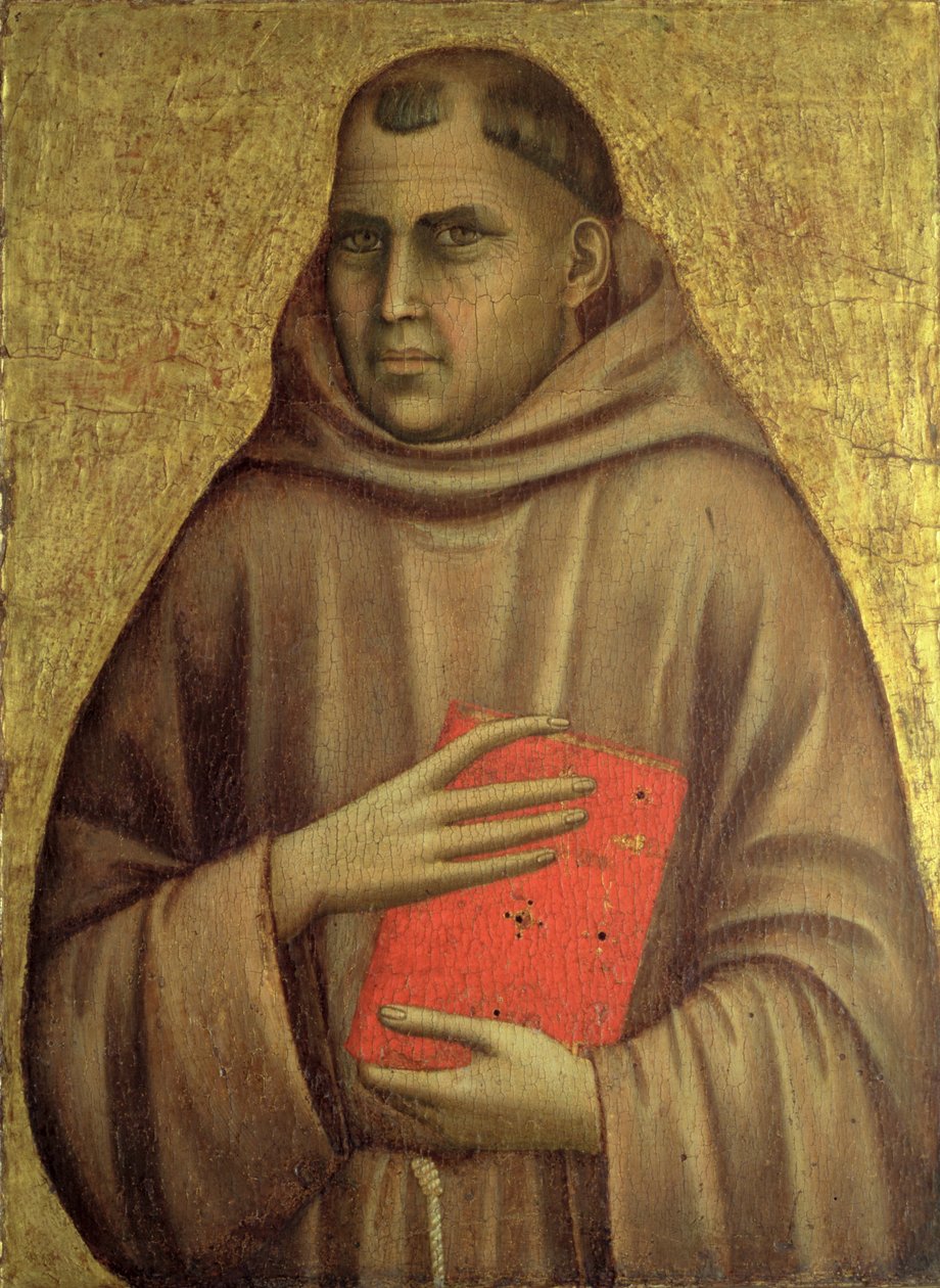 Św. Antoni opat (ok. 251-356) ok. 1295 (tempera na panelu) autorstwa Giotto di Bondone