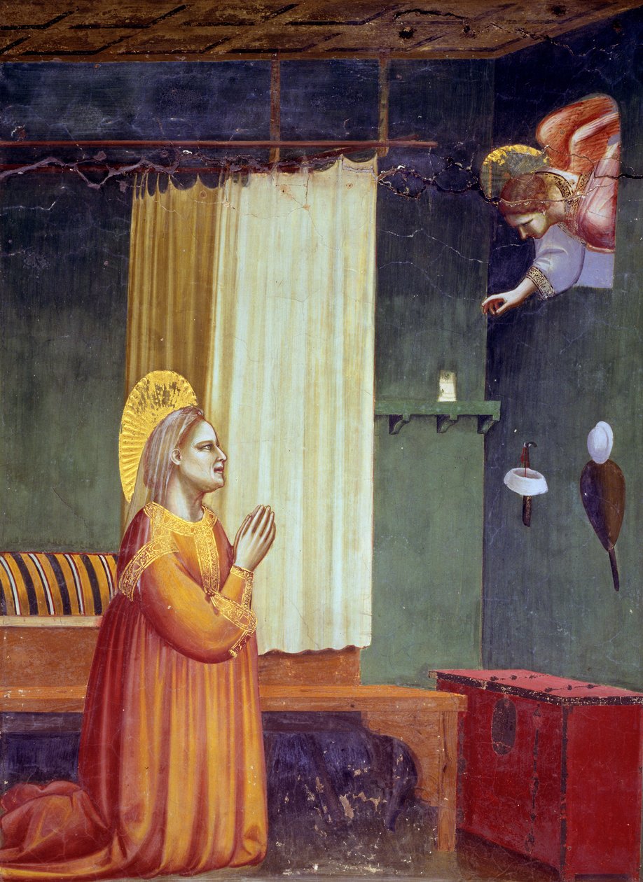 Zwiastowanie św. Annie, ok. 1305 fresk z 65226 autorstwa Giotto di Bondone