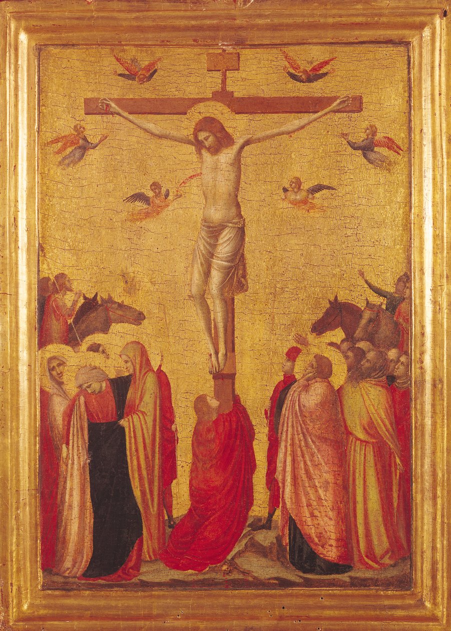 Ukrzyżowanie (tempera na panelu) autorstwa Giotto di Bondone