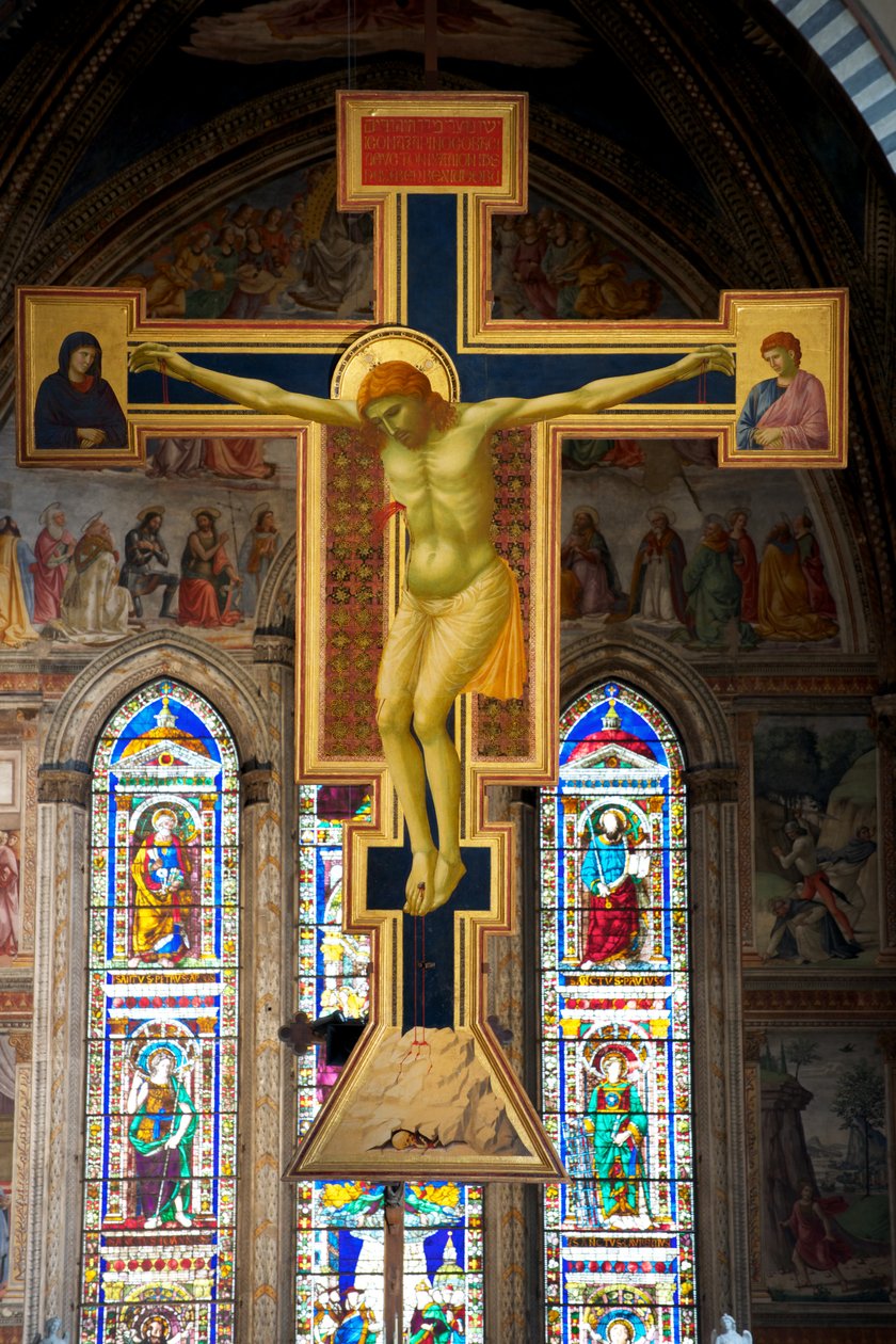 Ukrzyżowanie, ok. 1288-89 (tempera na panelu) autorstwa Giotto di Bondone