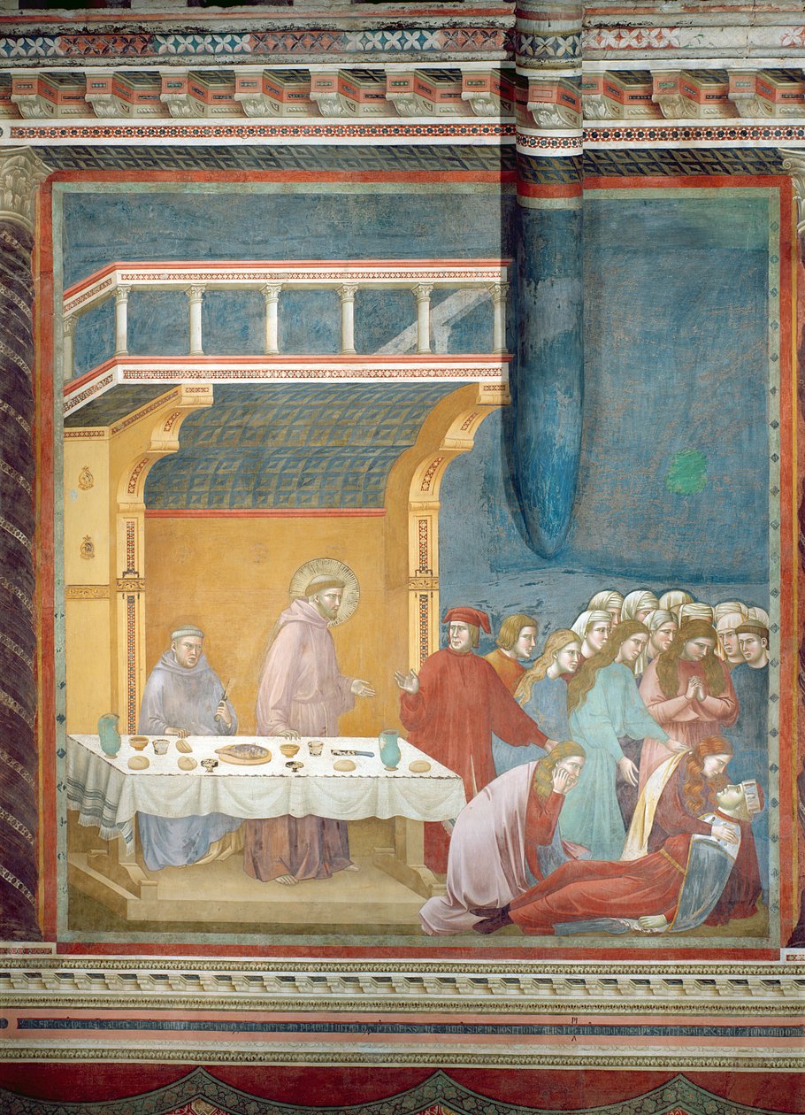 Śmierć rycerza z Celano, 1297-1300 autorstwa Giotto di Bondone